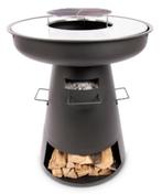 Vuurkorf met bakplaat & grill, Tuin en Terras, Houtskoolbarbecues, Ophalen, Zo goed als nieuw, Overig