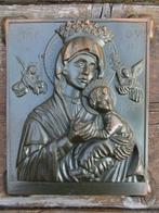 Icône antique la Mère de Dieu et des anges icône Marie 1930, Antiquités & Art, Enlèvement ou Envoi