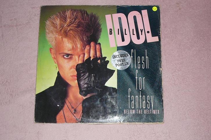 LP Billy Idol : Flesh For Fantasy (Below the Belt Mix) (125), Cd's en Dvd's, Cd's | Rock, Ophalen of Verzenden