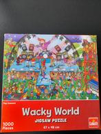 Puzzel wacky world 1000 stuks, Comme neuf, Enlèvement ou Envoi