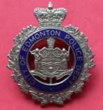 Zeldzame Canadese politiesticker uit EDMONTON (provincie Alb, Ophalen of Verzenden, Rijkswacht, Embleem of Badge