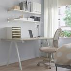 Ikea bureau Trotten beige/wit 4 stuks, Huis en Inrichting, Ophalen, Zo goed als nieuw, Bureau