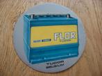 Vintage Sticker Flor Tudor Belgium Silver Cobalt Batterijen, Verzamelen, Ophalen of Verzenden, Nieuw, Auto of Motor