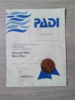 PADI Certificaten, Ophalen of Verzenden, Nieuw, Overige typen