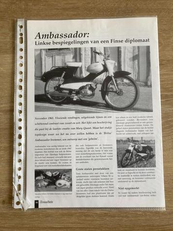 Dossier unique contenant de la documentation sur les cyclomo, Vélos & Vélomoteurs, Modes d'emploi & Notices d'utilisation, Envoi