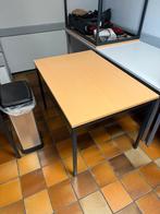 6 houten tafels met metalen frame, Huis en Inrichting, Tafels | Salontafels, Ophalen