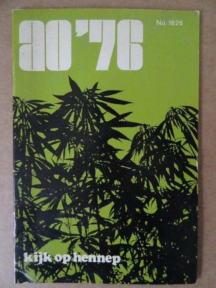 K.F. Gunning Kijk op hennep 1976 vintage boekje hennep 8x, Boeken, Overige Boeken, Zo goed als nieuw, Ophalen of Verzenden