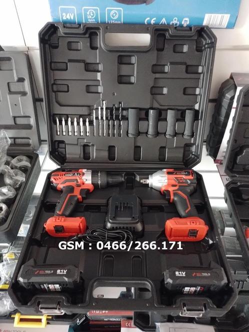 Nouveau Coffret Visseuse + Boulonneuse 21V + Chargeur, Auto diversen, Autogereedschap, Nieuw, Ophalen of Verzenden