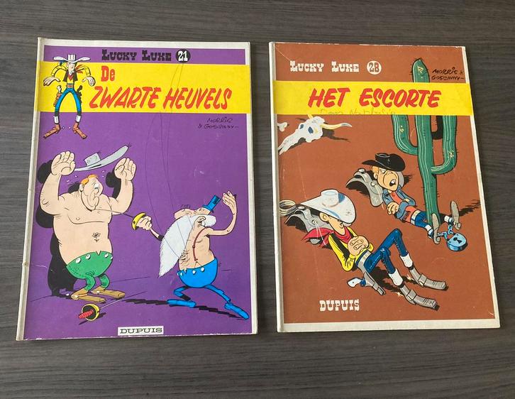Lucky Luke strips, Livres, BD, Utilisé, Plusieurs BD, Enlèvement ou Envoi