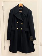 Mantel wol donkerblauw Zara maat XL, Kleding | Dames, Verzenden, Nieuw, Maat 46/48 (XL) of groter, Blauw