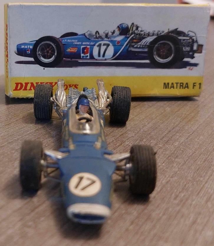 MATRA F1 DINKY TOY MET ORGINELE VERPAKKING, Hobby en Vrije tijd, Modelauto's | 1:43, Zo goed als nieuw, Auto, Dinky Toys, Ophalen of Verzenden