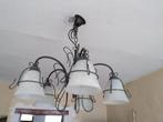 rustieke lamp, Huis en Inrichting, Lampen | Hanglampen, Rustiek, Zo goed als nieuw, Ophalen, Glas