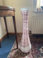 Vaas, Huis en Inrichting, Woonaccessoires | Vazen, Ophalen, Gebruikt, Wit, Glas