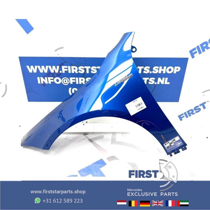 W118 CLA 45 AMG ZIJSCHERM LINKS Mercedes CLA45 CLA45S 2018-2, Auto-onderdelen, Carrosserie, Spatbord, Mercedes-Benz, Links, Gebruikt