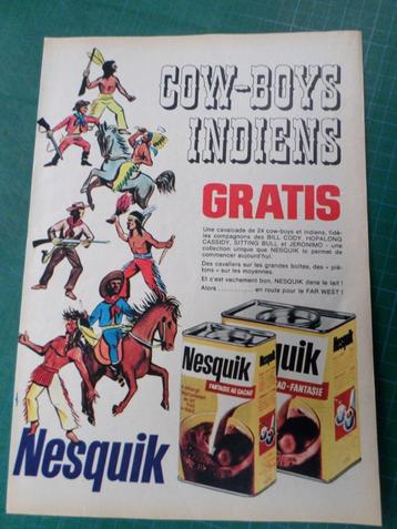 Nesquik - publicité papier - 1970, Enlèvement ou Envoi, Utilisé, Autres types