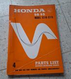 Honda C115, C110 50 & 55 Parts Book, Motoren, Ophalen of Verzenden, Honda