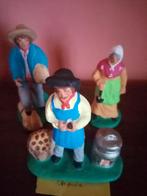 Lot de 3 véritables santons de Provence " Chave ", Collections, Enlèvement, Comme neuf