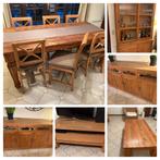 Eetkamer teakhout, Huis en Inrichting, Complete inboedels, Ophalen