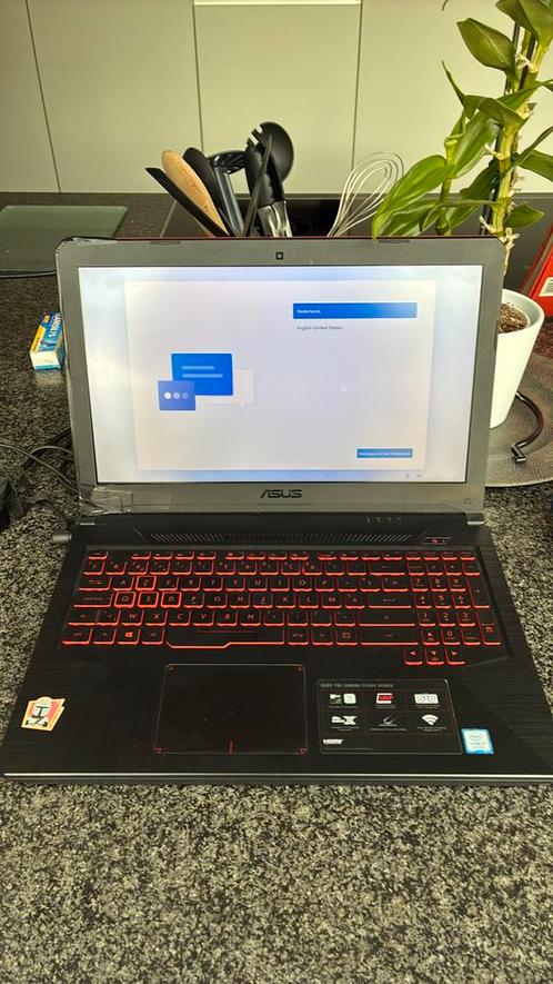 ASUS TUF fx504gd-dm030t, Computers en Software, Windows Laptops, Gebruikt, 15 inch, HDD, SSD, 2 tot 3 Ghz, 16 GB, Azerty, Met videokaart