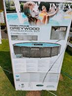 Intex prism frame greywood, Rond, 300 cm of meer, Zo goed als nieuw, Ophalen