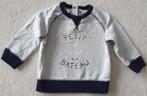 Sweat gris clair - Taille 18 mois - Petit Bateau - NEUF, Kinderen en Baby's, Babykleding | Maat 80, Ophalen, Truitje of Vestje