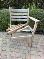 Gratis Tuinstoel Teak, Tuin en Terras, Ophalen, Gebruikt, Hout
