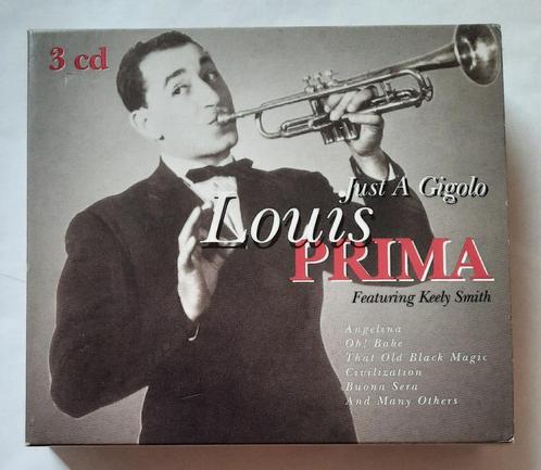 Louis Prima: Just A Gigolo (Coffret 3 CD) comme neuf, Cd's en Dvd's, Cd's | Rock, Zo goed als nieuw, Poprock, Ophalen of Verzenden