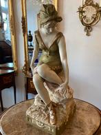 Antiek Royal Duck beeld origineel 50 cm hoog, Ophalen