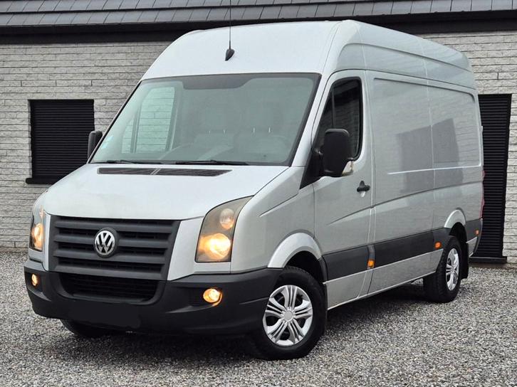 Volkswagen Crafter, Auto's, Bestelwagens en Lichte vracht, Bedrijf, Volkswagen, Diesel, Euro 4, Handgeschakeld, Zilver of Grijs