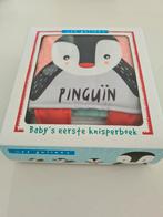 Pinguïn baby knisperboek, Kinderen en Baby's, Kraamcadeaus en Geboorteborden, Zo goed als nieuw, Ophalen