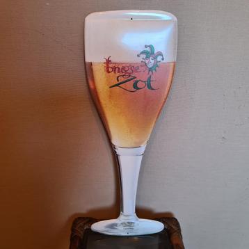 Brugse Zot Reclamebord, Verzamelen, Biermerken, Ophalen of Verzenden