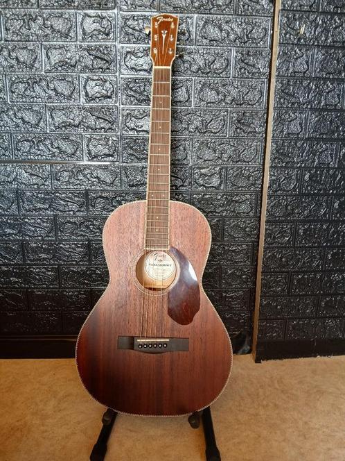 Fender PM-2 parlor all-mahogany ne natural akoestisch, Muziek en Instrumenten, Snaarinstrumenten | Gitaren | Akoestisch, Gebruikt