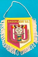 RSC Anderlecht 1980s prachtig vintage voetbal vaantje, Ophalen of Verzenden, Zo goed als nieuw