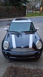 Mini Cooper uit het jaar 2004, Auto's, Blauw, Leder en Stof, 5 deurs, Particulier