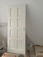 Porte en bois peinte en blanc, Bricolage & Construction, Enlèvement, Comme neuf, Bois