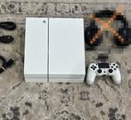 Sony PlayStation 4 Blanche avec manette et câbles, Ophalen of Verzenden, Zo goed als nieuw