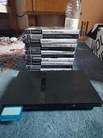 Ps2 slim met games, Games en Spelcomputers, Ophalen, Zo goed als nieuw, Slim, Met games