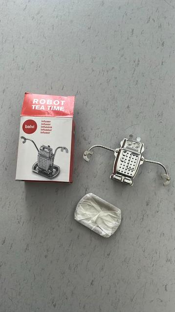 Robot tea time (thee-eitje in vorm van robot) - nieuw!