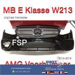 W213 E Klasse AMG Voorbumper 2016-2018 zwart origineel Merce, Utilisé, -, Avant, -