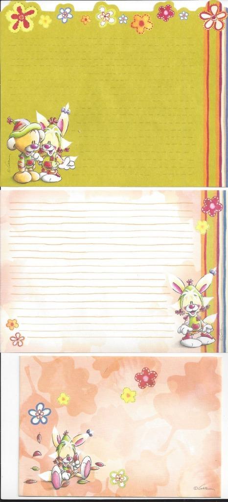 Pimboli briefpapier nr. 8 + envelop, Verzamelen, Diddl, Zo goed als nieuw, Papier, Kaart of Schrift, Pimboli, Ophalen of Verzenden