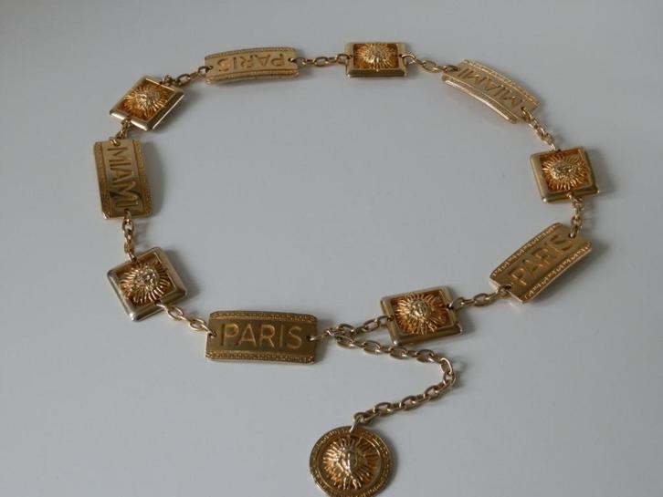 Versace riem of ceinture., Kleding | Dames, Riemen en Ceinturen, Zo goed als nieuw, 100 cm of meer, 3 tot 5 cm, Overige kleuren