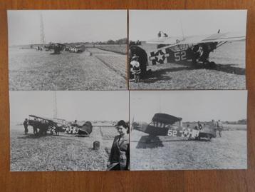 lot photos Piper Cub US Air Force à Hyon Mons 3 Sept 1944
