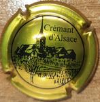 Capsule Crémant Alsace de VIGNERONS or foncé & noir nr 53, Collections, France, Enlèvement ou Envoi, Vin blanc, Neuf