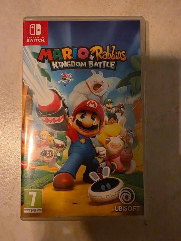 Mario + Rabbids Kingdom Battle - Nintendo Switch, Games en Spelcomputers, Games | Nintendo Switch, Zo goed als nieuw, Avontuur en Actie