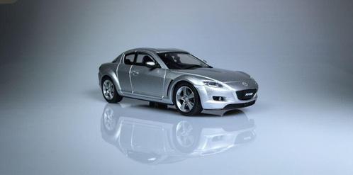 Modelauto 1:43 Mazda RX-8 Zilvergrijs, Hobby en Vrije tijd, Modelauto's | 1:43, Nieuw, Auto, Ophalen of Verzenden