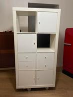 Ikea Kallax kast met deuren en lades, Huis en Inrichting, Ophalen, Gebruikt