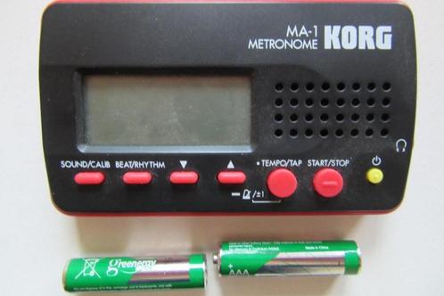 Korg MA-1 snelstemmer metronoom voor dwarsfluit ..., Muziek en Instrumenten, Blaasinstrumenten | Dwarsfluiten en Piccolo's, Zo goed als nieuw