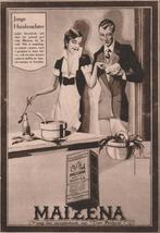 oude reclame knipsel jaren '30 : Maizena (17,5x12cm, Verzamelen, Tijdschriften, Kranten en Knipsels, Knipsel(s), Ophalen of Verzenden