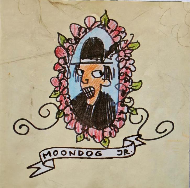 MOONDOG JR. - Everyday I wear a greasy black feather (CD), Cd's en Dvd's, Cd's | Pop, Zo goed als nieuw, 1980 tot 2000, Ophalen of Verzenden