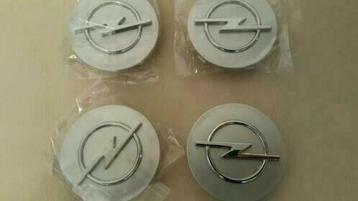 4 x 64 mm Opel wieldoppen set center caps beschikbaar voor biedingen